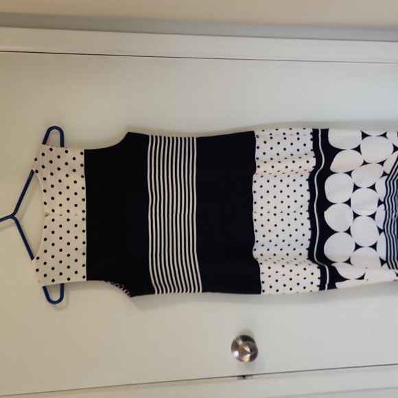 Navy and white dress - Picture 5 of 8